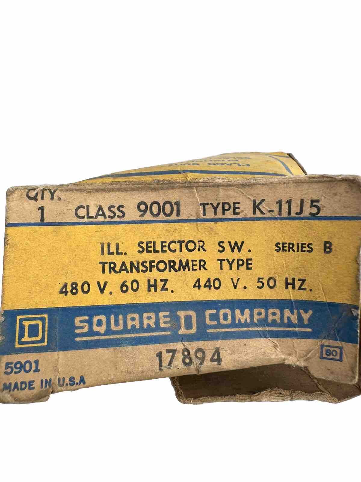 Square D Lighted Selector Switch 2 Position maintained K-11J5