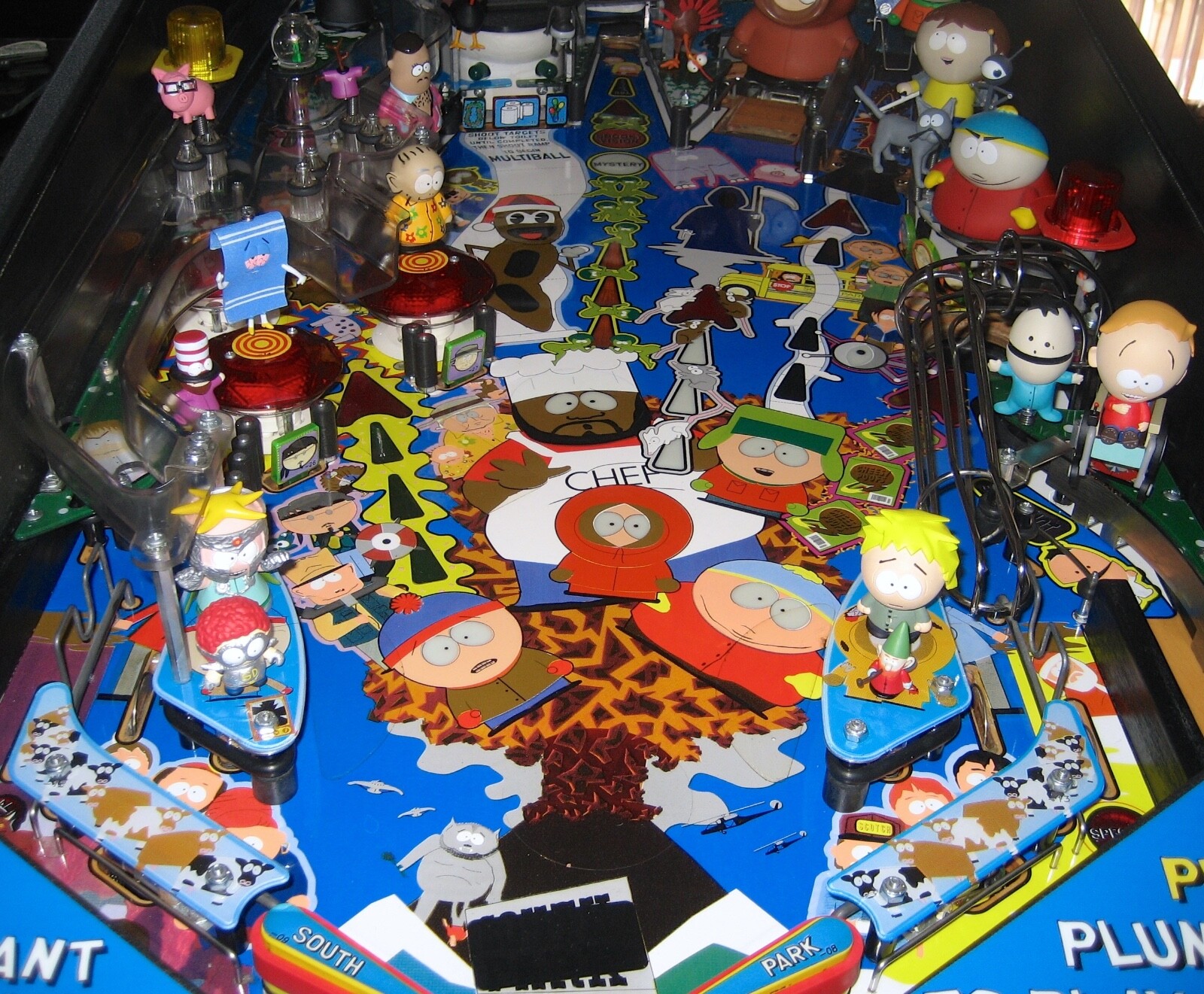 South Park Pinball Machine Custom Sling Shot Figure Set