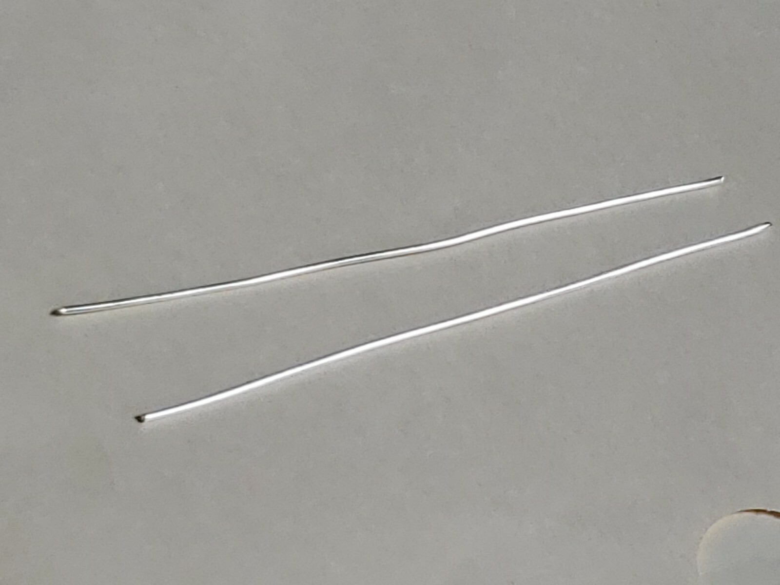99.99% Pure Silver Wire Rods, (2) 5" 14 Gauge For making Colloidal Silver