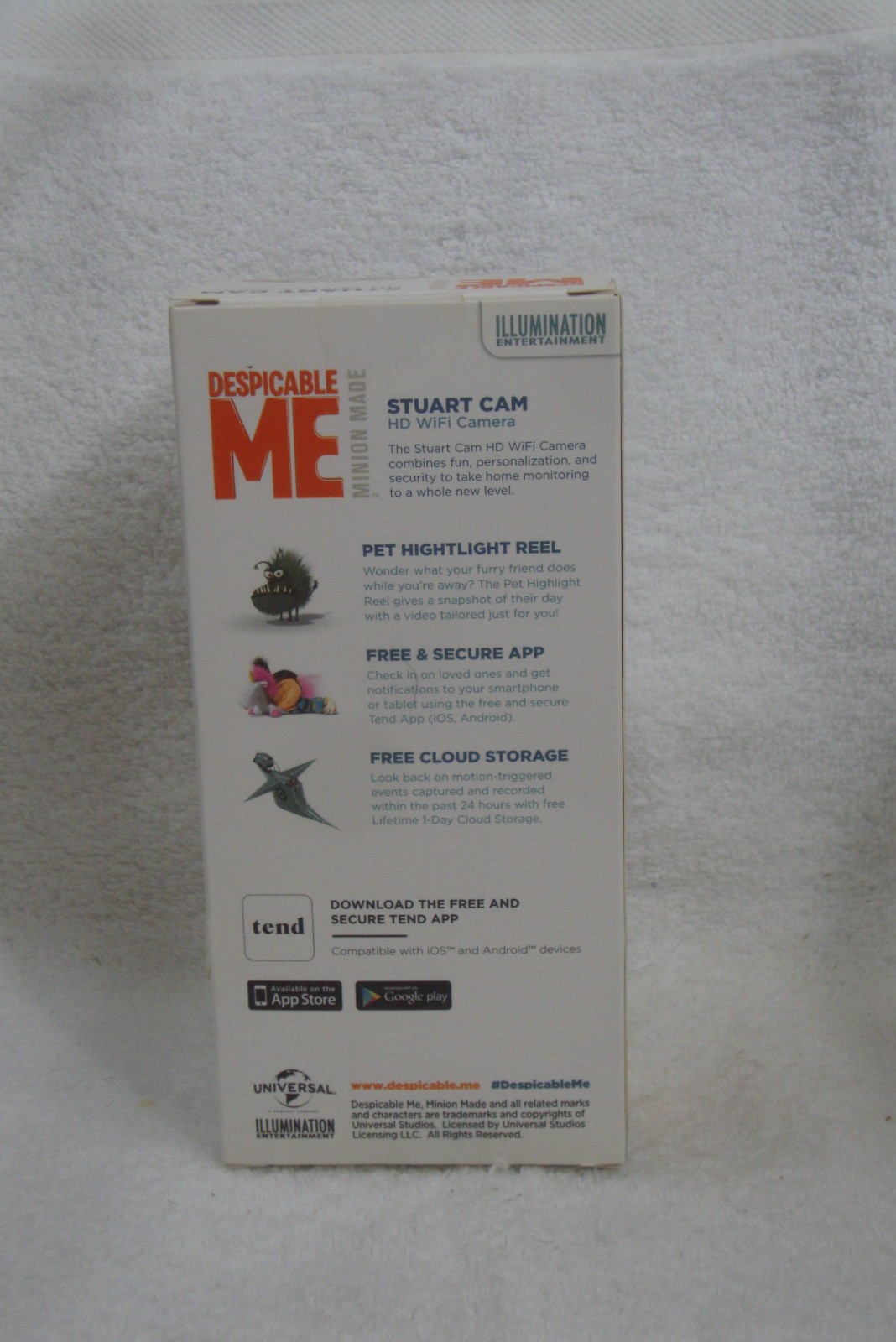 Stuart Cam Despicable Me HD WiFi Camera Open Box (Read Description)