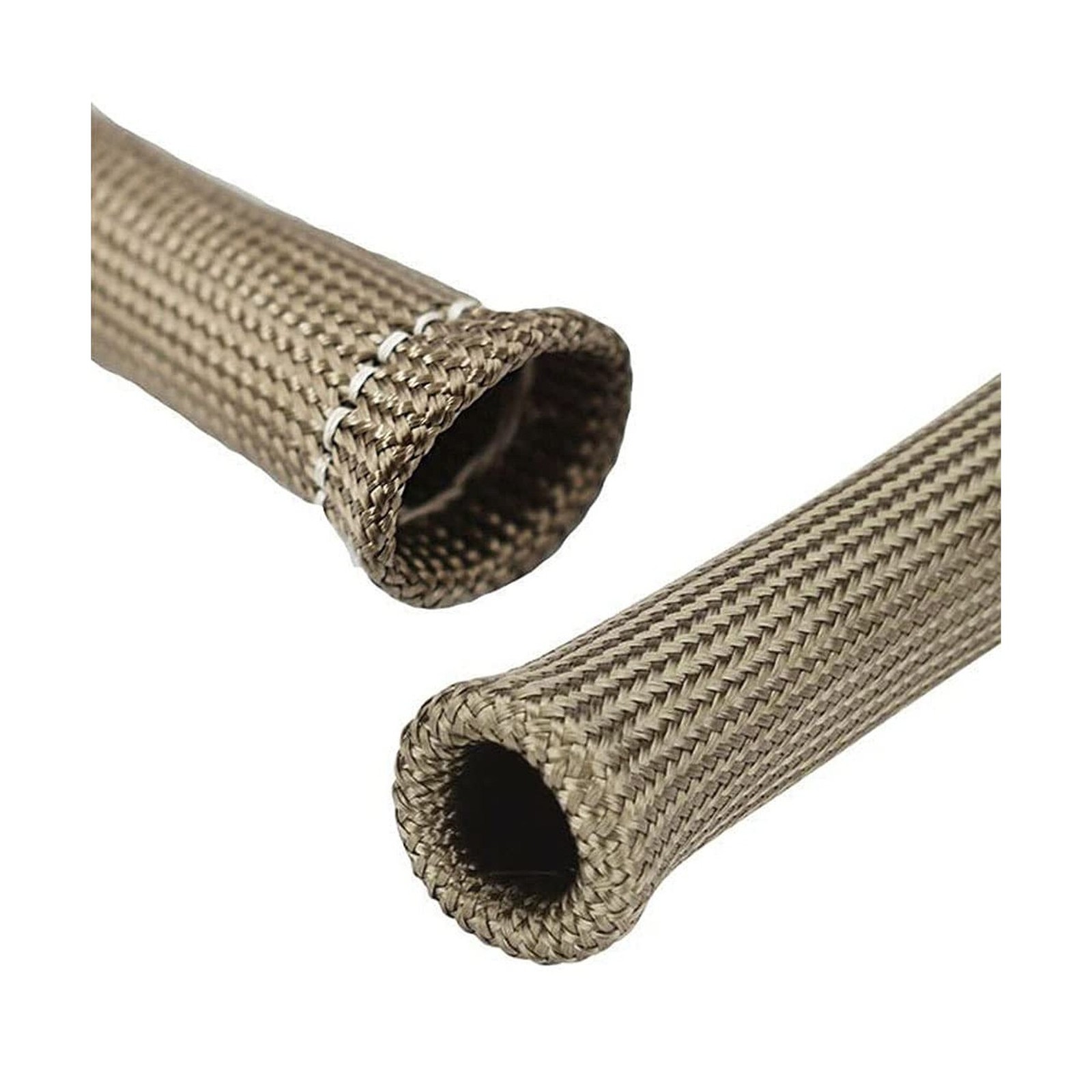 Titanium Spark Plug Wire Heat Shield & Sleeve - 2500F High Temp Protection, 8...