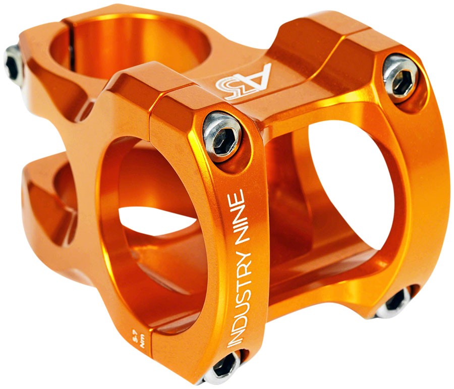 Industry Nine A35 Stem - 40mm, 35mm, +/- 8 Degree, Aluminum, Orange