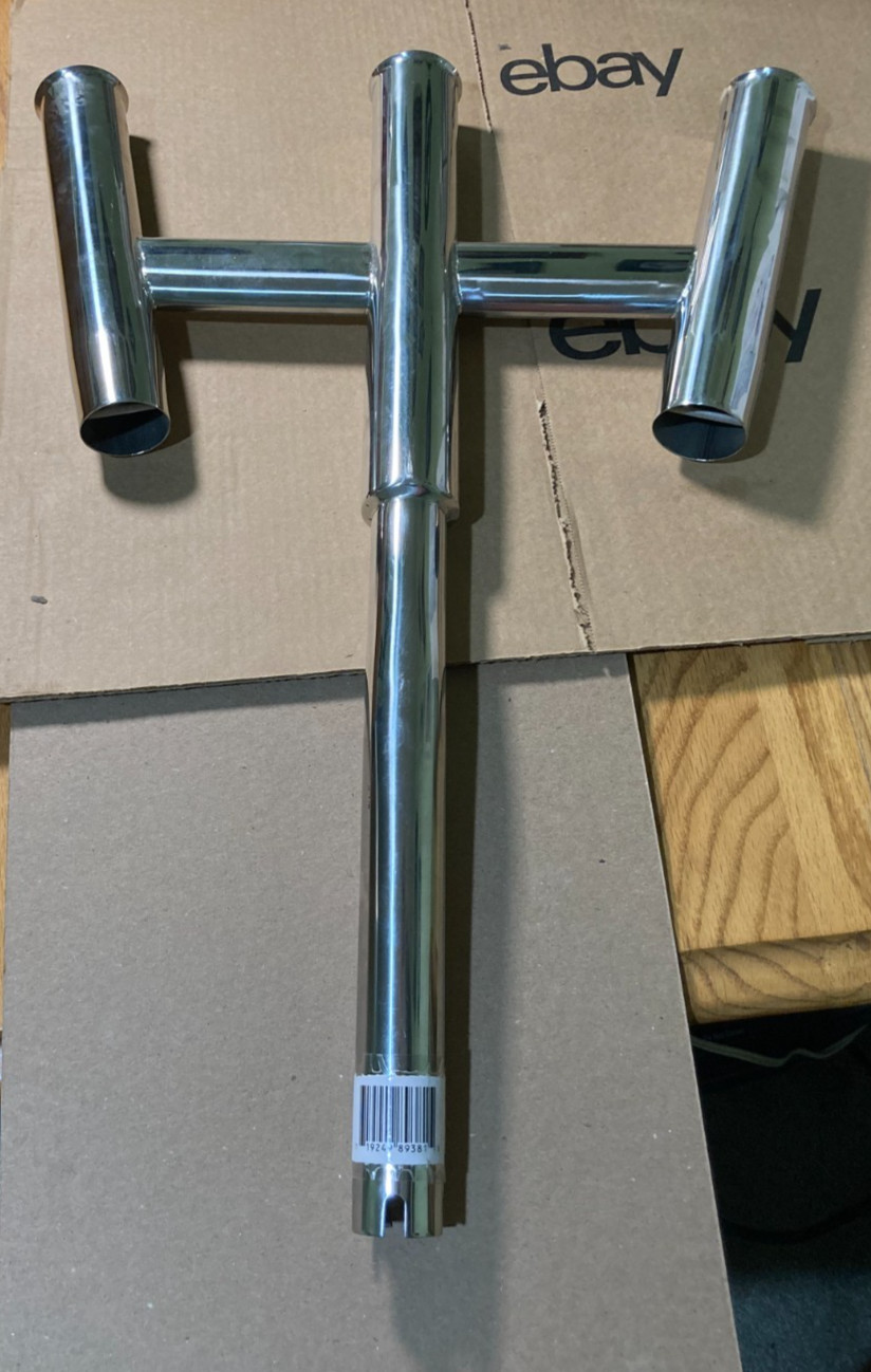Seachoice SS Kite 3 Rod Fishing Holder #89381 NEW