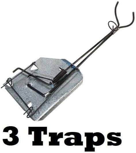 3 Cinch Sure Catch Mole and Gopher Traps - 1-1/2 Size Trap -USA Made