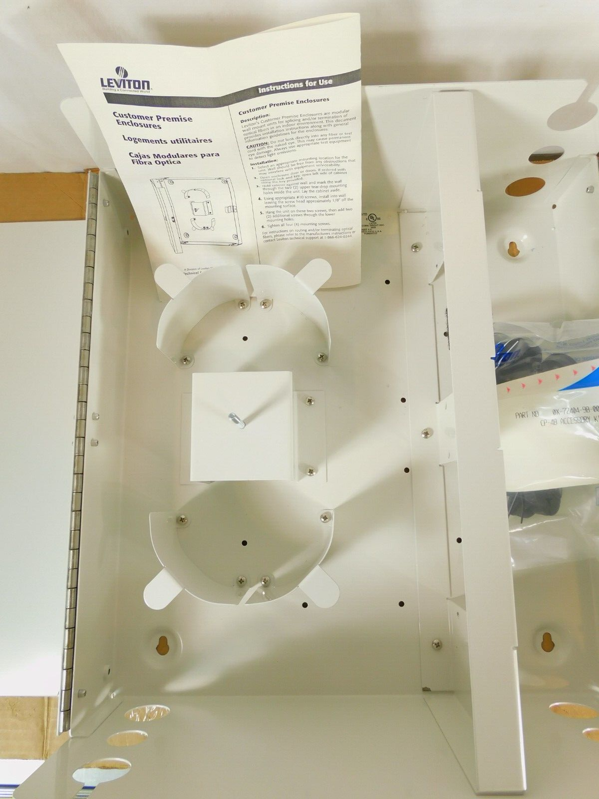 Splice Enclosure LightSpace CPC Series Accepts LGX Adapter Plates CPC48-STD