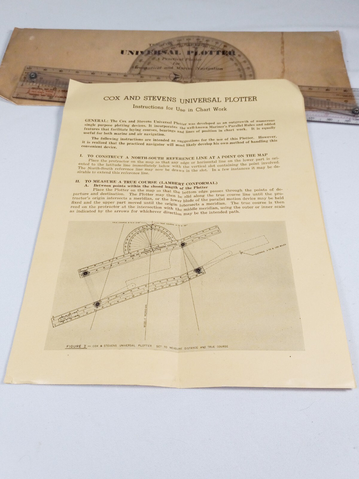 The Cox & Stevens Universal Plotter Aeronautical Maritime W Manual