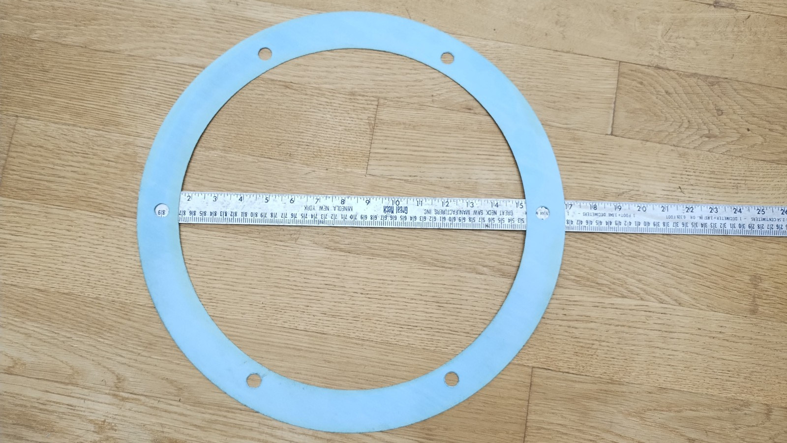 13-3/4 x 16-7/8 6-bolt flange gasket compressed fiber goulds 52431816039