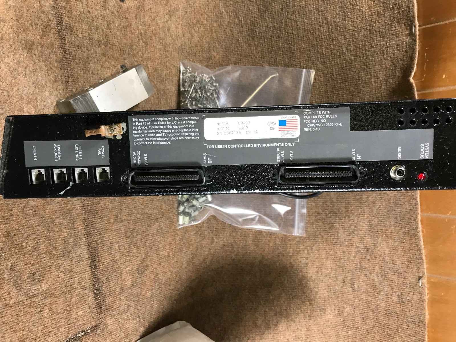 Comdial Executech NO616 KSU 6 Lines and 16 Stations
