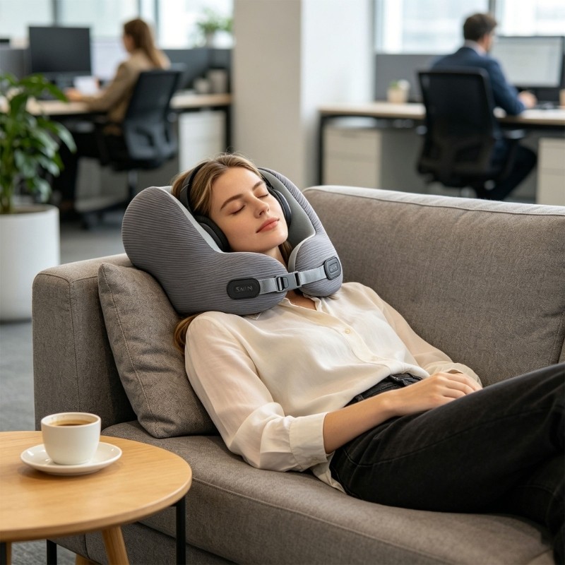 Flexible Supportive Head Rest Ideal For aircraft And Home Use