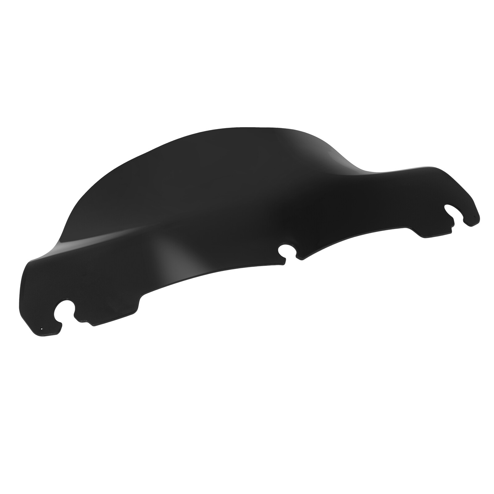 9" Black Wave Windshield Windscreen Fits For Harley Electra Tri Glide 2014-2023