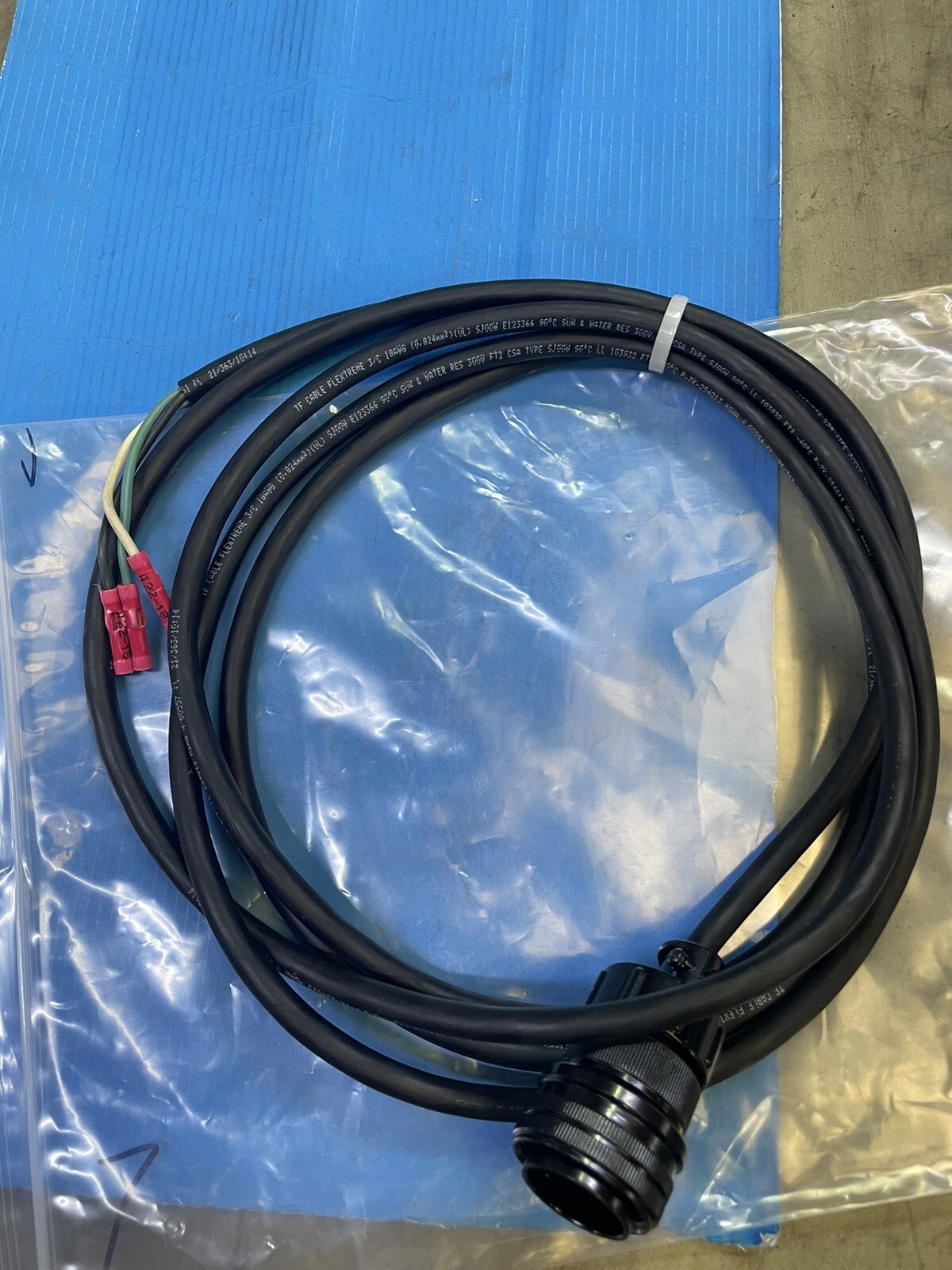 Miller Wire Feeder 22A Control Cable With Plug 3 Conductor With Butt Connectors