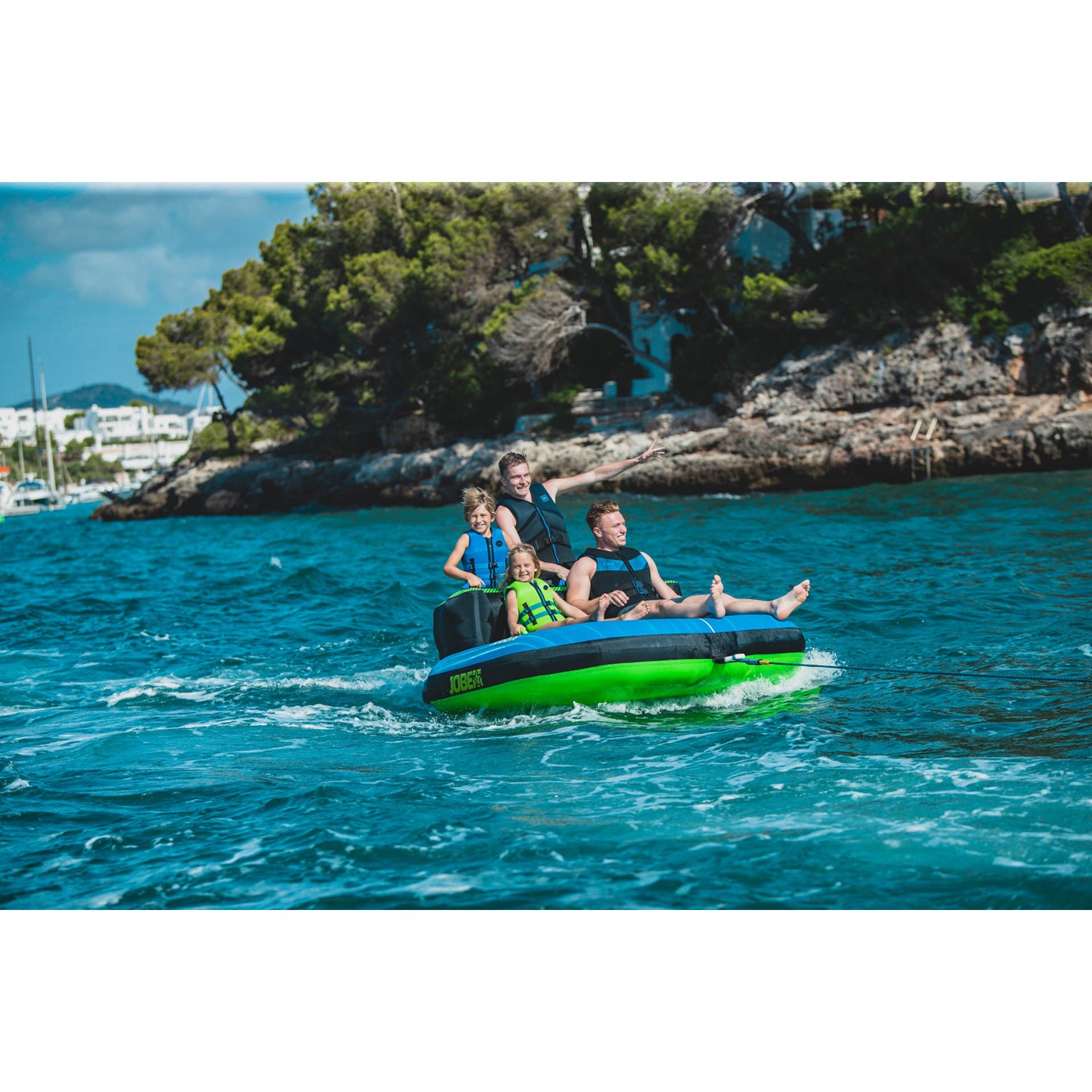 Jobe Swath 4 Person Towable - Blue/Green