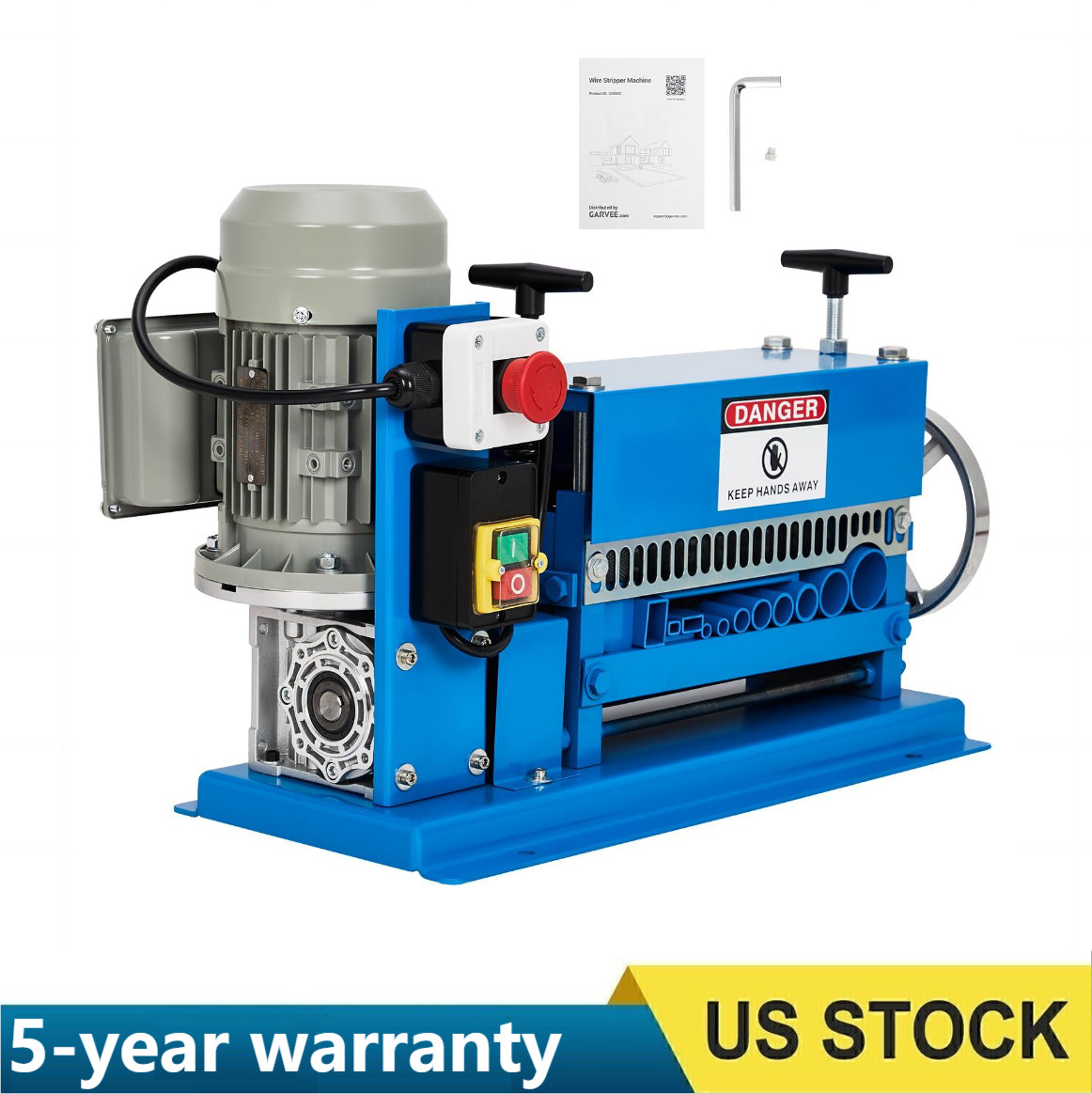 ✨Automatic Electric Wire Stripper Machine Tool 1.5-38 Mm Scrap Wire 11 Channel