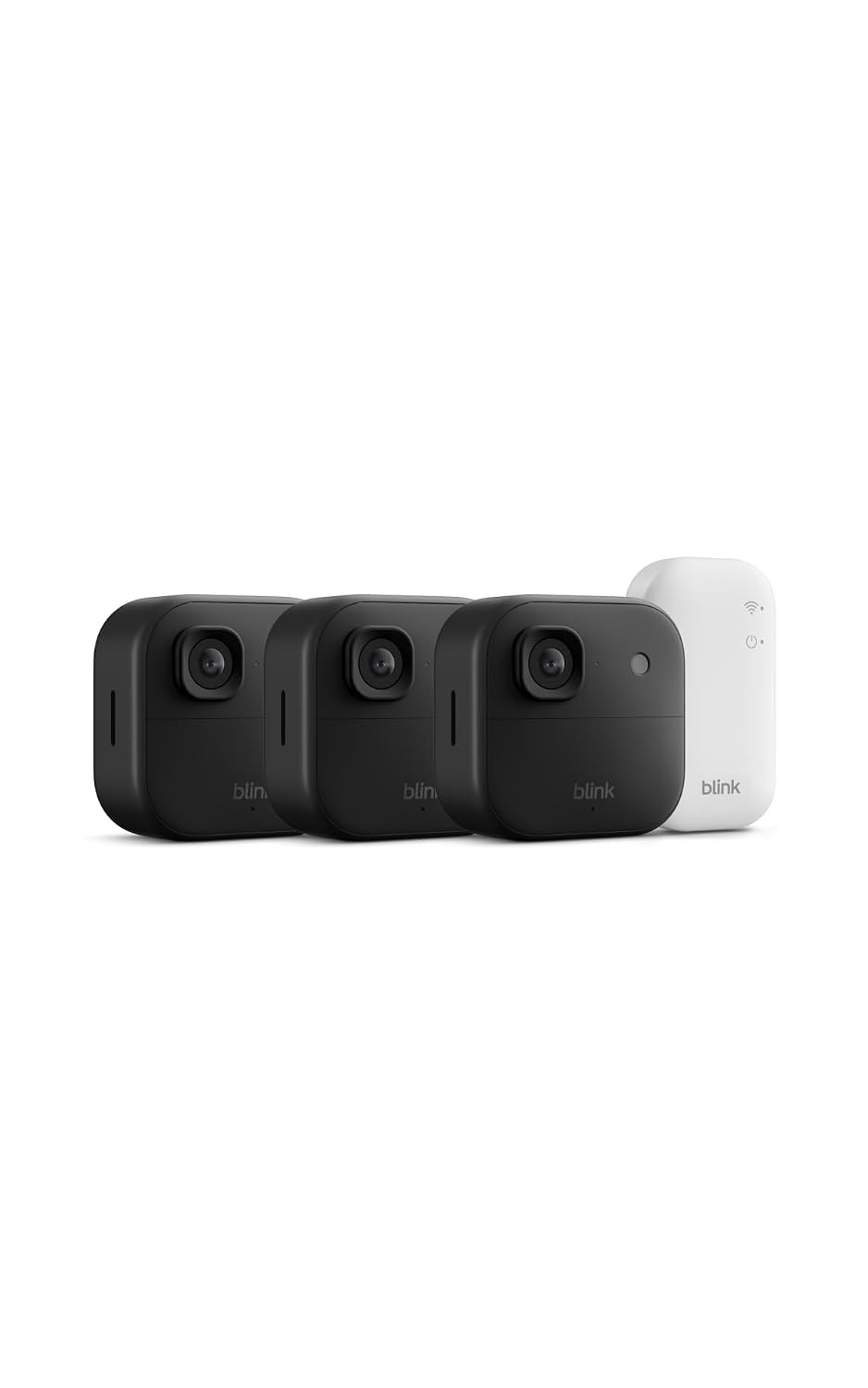 NEW BLINK OUTDOOR 2K+ WIRELESS SECURITY 3 CAMERA SYSTEM - BLACK - SHIPS TODAY