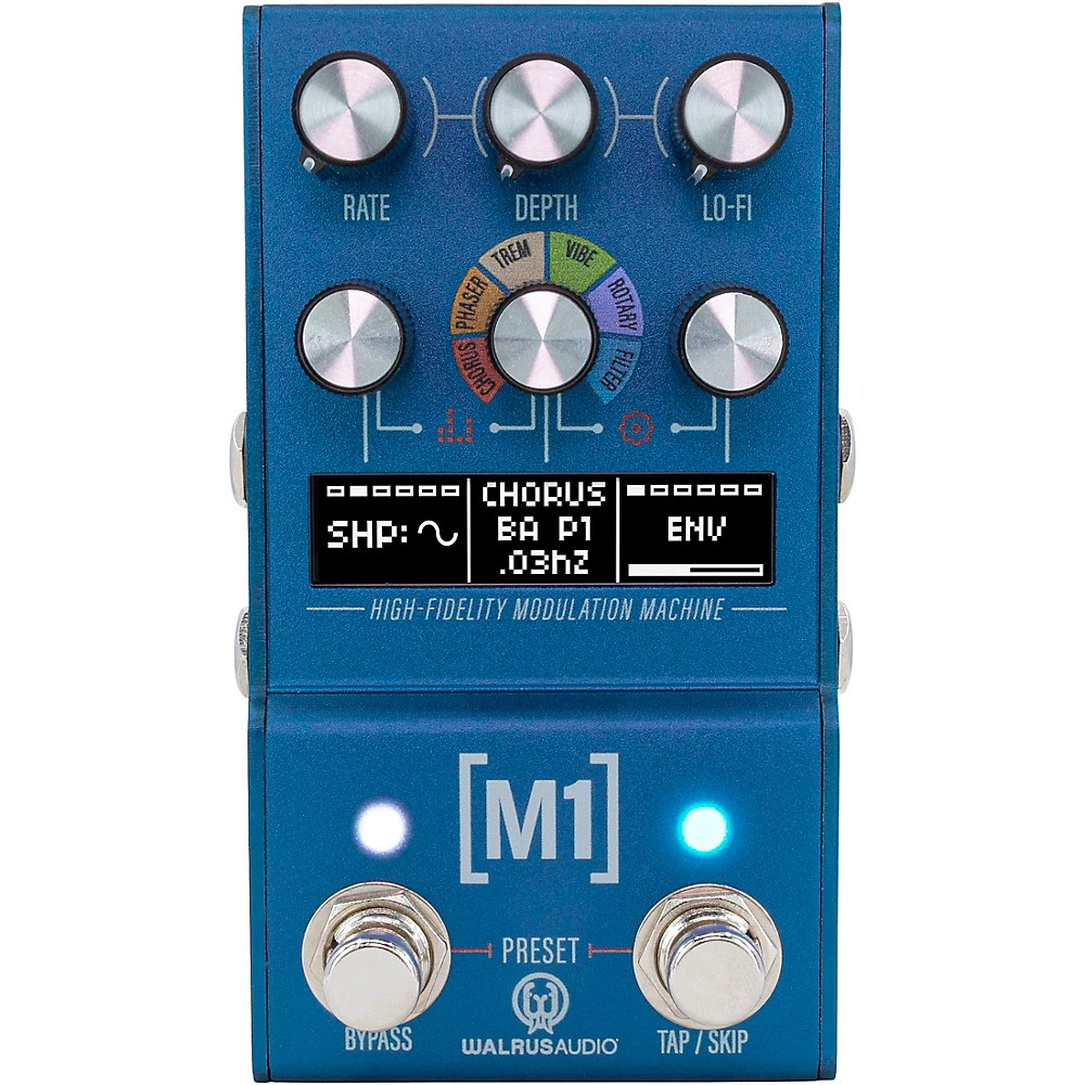 Walrus Audio Mako Series M1 HighFidelity Modulation Machine MKII Blue