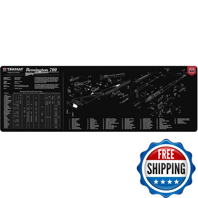 Tekmat Remington 700 Gun Cleaning Matblack
