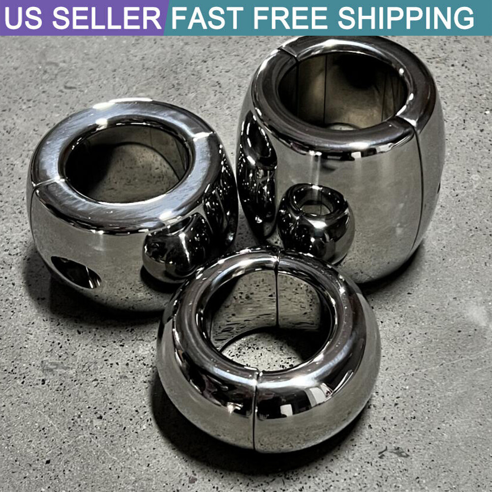 Men Ball Stretcher Weight Heavy Magnetic Stainless Steel Ball Stretching Weight