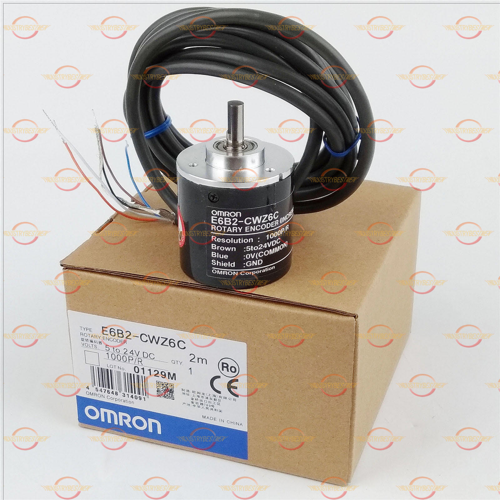1piece NEW Omron E6B2-CWZ6C Rotary Encoder 1000P/R