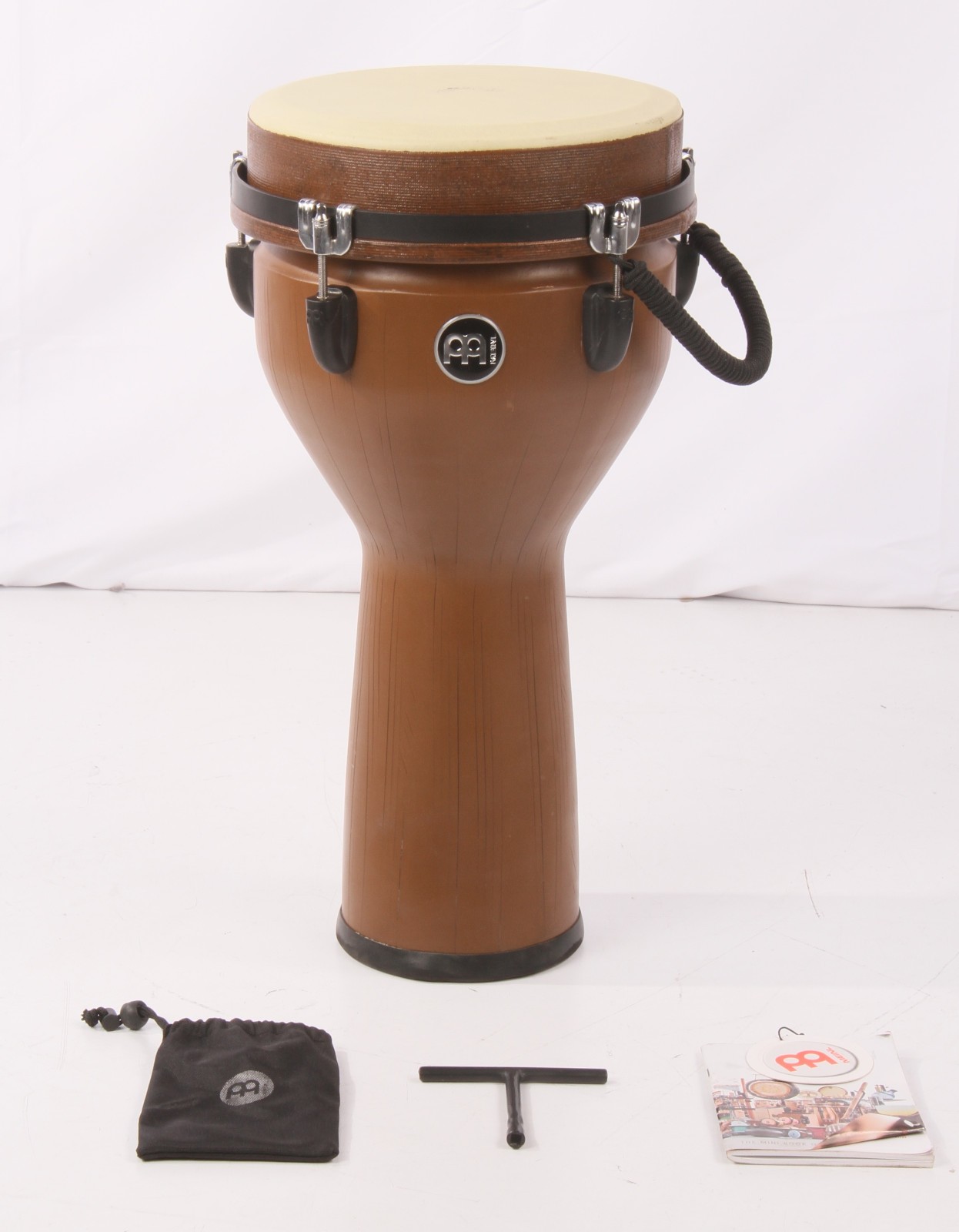 Meinl Percussion Jumbo Djembe, 10", Barnwood