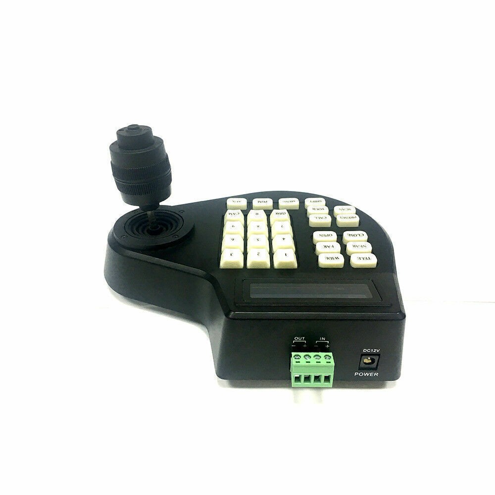 CCTV Speed Dome Security Camera 4D Keyboard Controller LCD PTZ 4 Axis Joystick