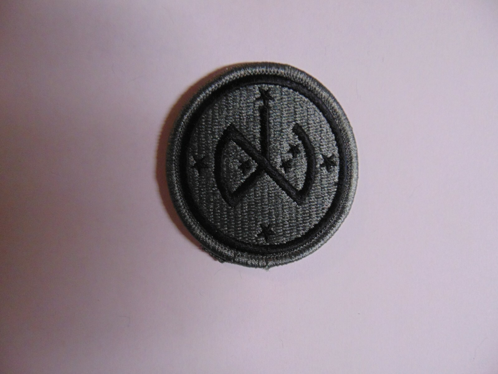 MILITARY PATCH US ARMY HOOK LOOP BACK FOR ACU UNIFORM 27TH INFANTRY BRIGADE