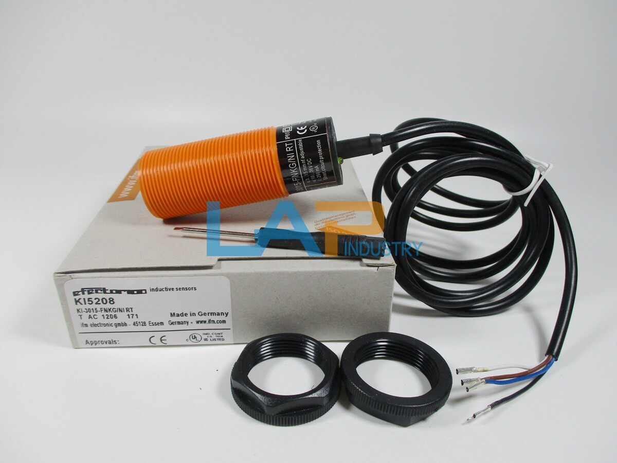 1PC New IFM Capacitive Sensor KI5208 KI-3015-FNKG/NI