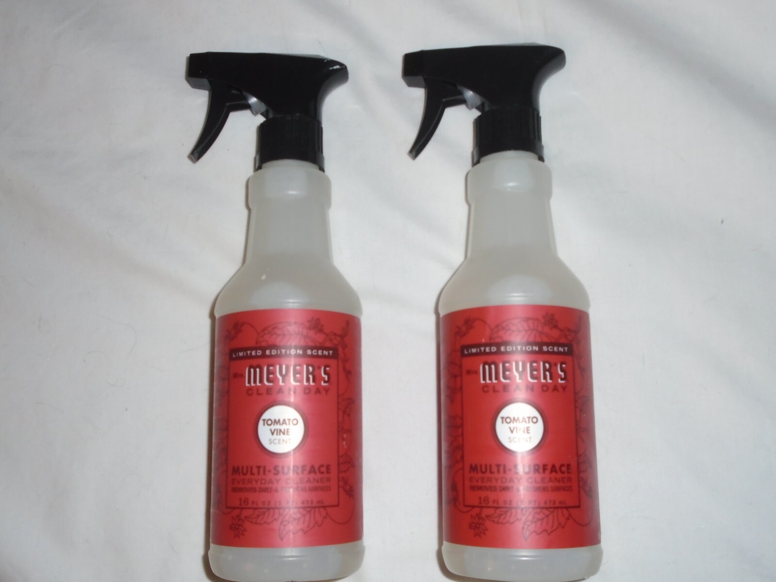 Set of 2 MRS. MEYER'S Limited Edition TOMATO VINE Multi-Surface Cleaner 16 oz