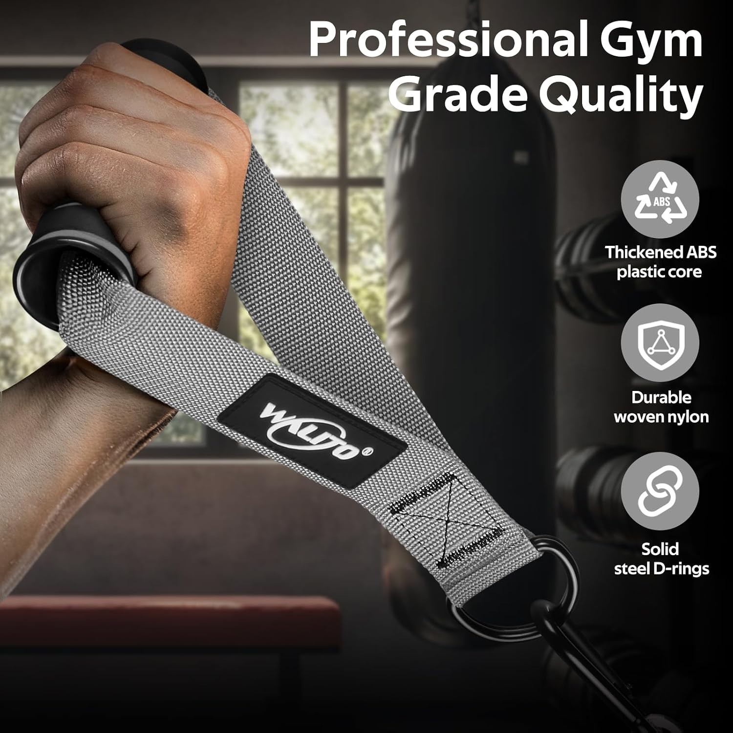 Ergonomic Cable Machine Handles - Durable Nylon for Ultimate Workout Performance
