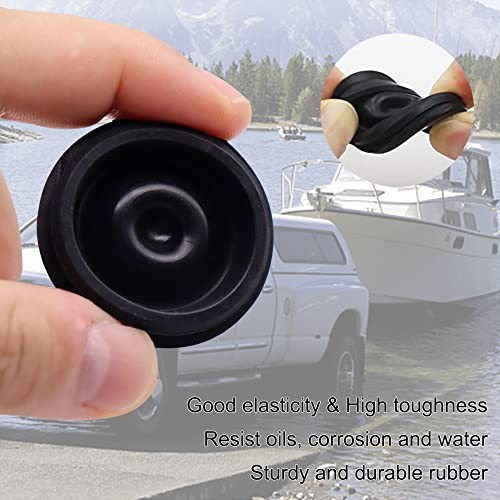 4 Pack Trailer Hub Cap Rubber Plugs, Fits 1.98 1.98" Plugs (2,000-3,500 lb)