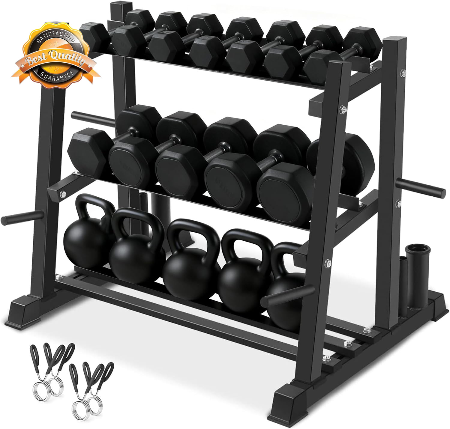 Dumbbell Rack,  Dumbbell Set with Rack Stand, Dumbbells Weights Rack for Home Gy