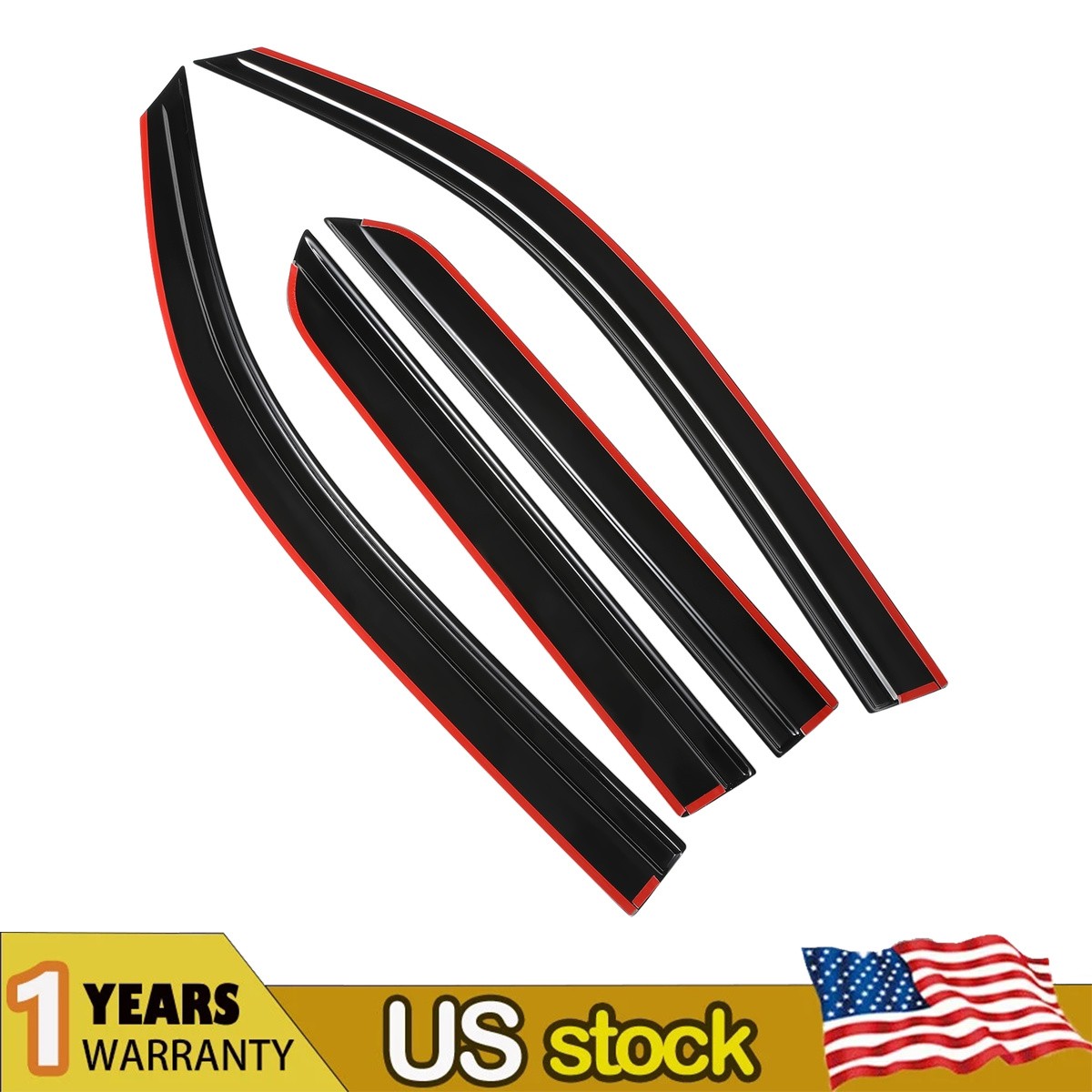 For Toyota 4runner 2025-2026 Acrylic Window Visors Deflectors Rain Sun Guards