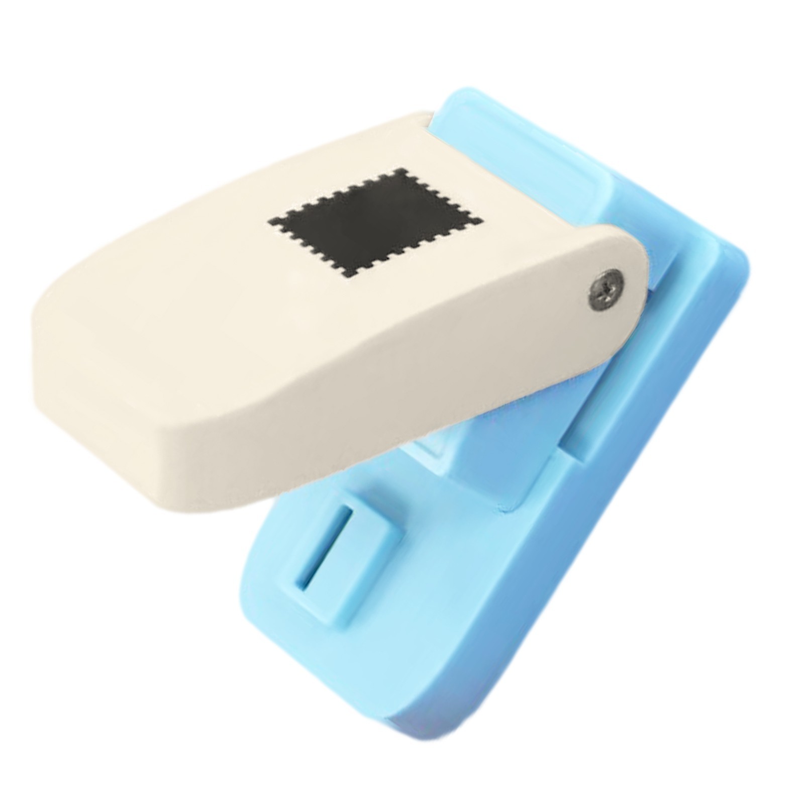 Square Hole Punch, Portable Stamp Punch for Scrapbooking, Plain Copy Paper, Card