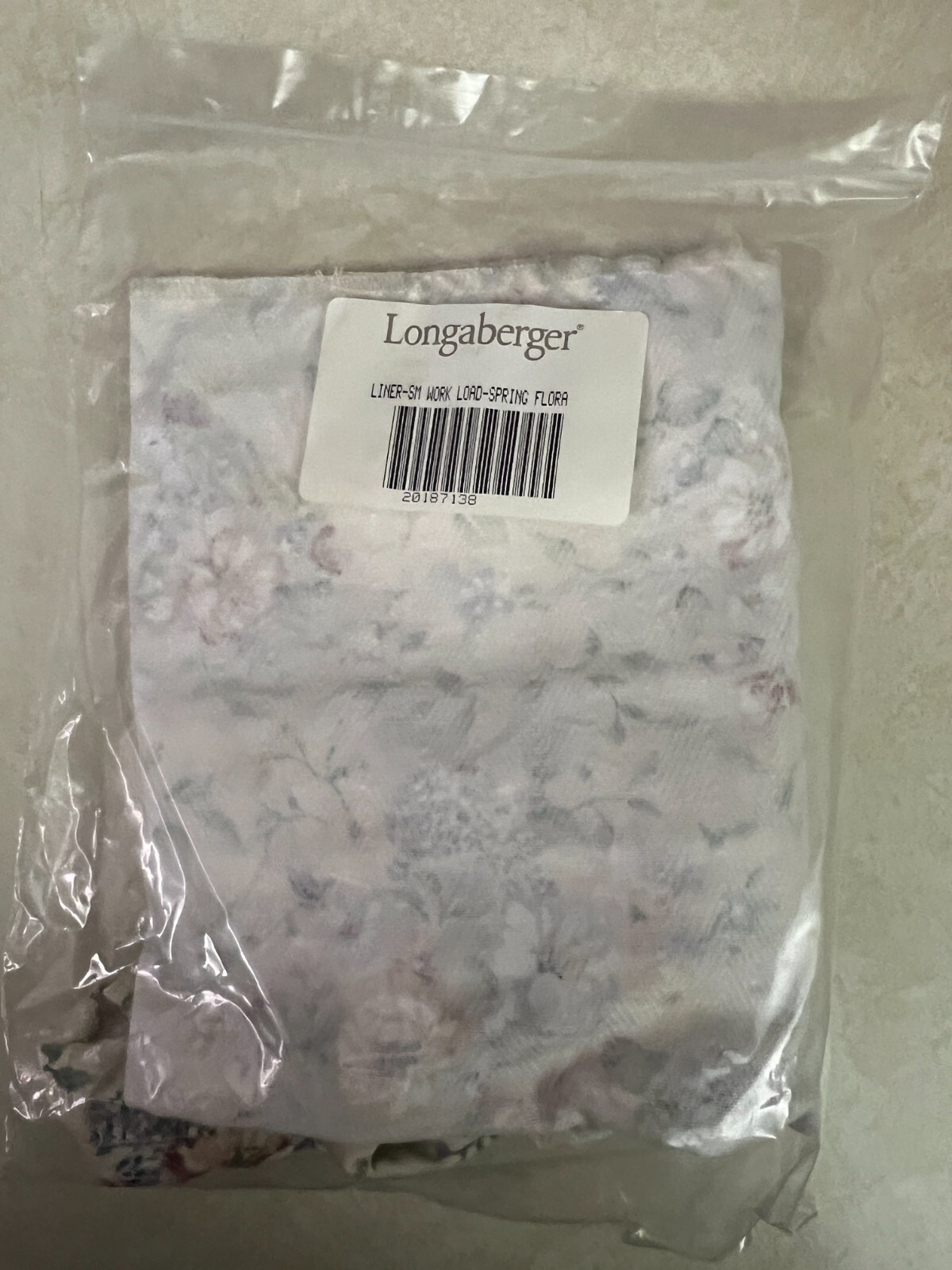 Longaberger 2005 Easter Basket Liner: Easter Plaid #23061235 ~ MIP!