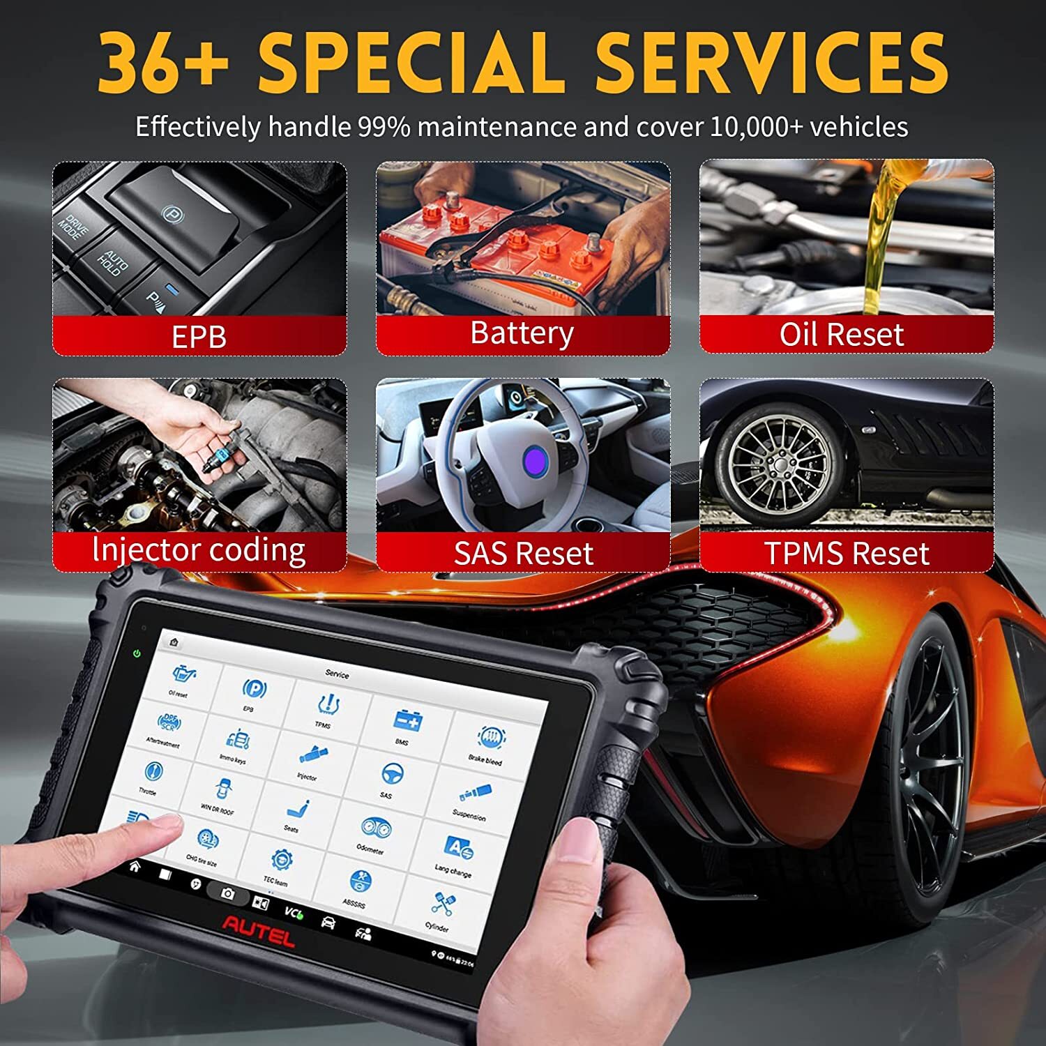 Autel MaxiSYS MS906 Pro ECU Coding Full System Diagnostic Scanner AS MK906 PRO