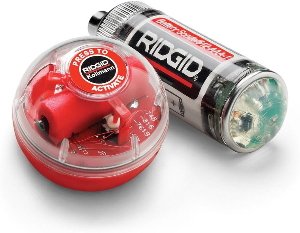 Compact 512 Hz Remote Transmitter for Underground Pipe Location, 25' Range