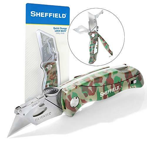 Sheffield 12131 Camouflage Quick Change Utility Knife