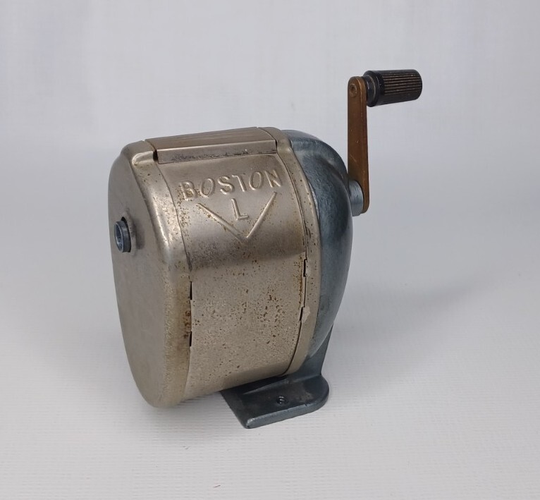 Vintage Boston Model L Pencil Sharpener Desk Mounted School Home Office