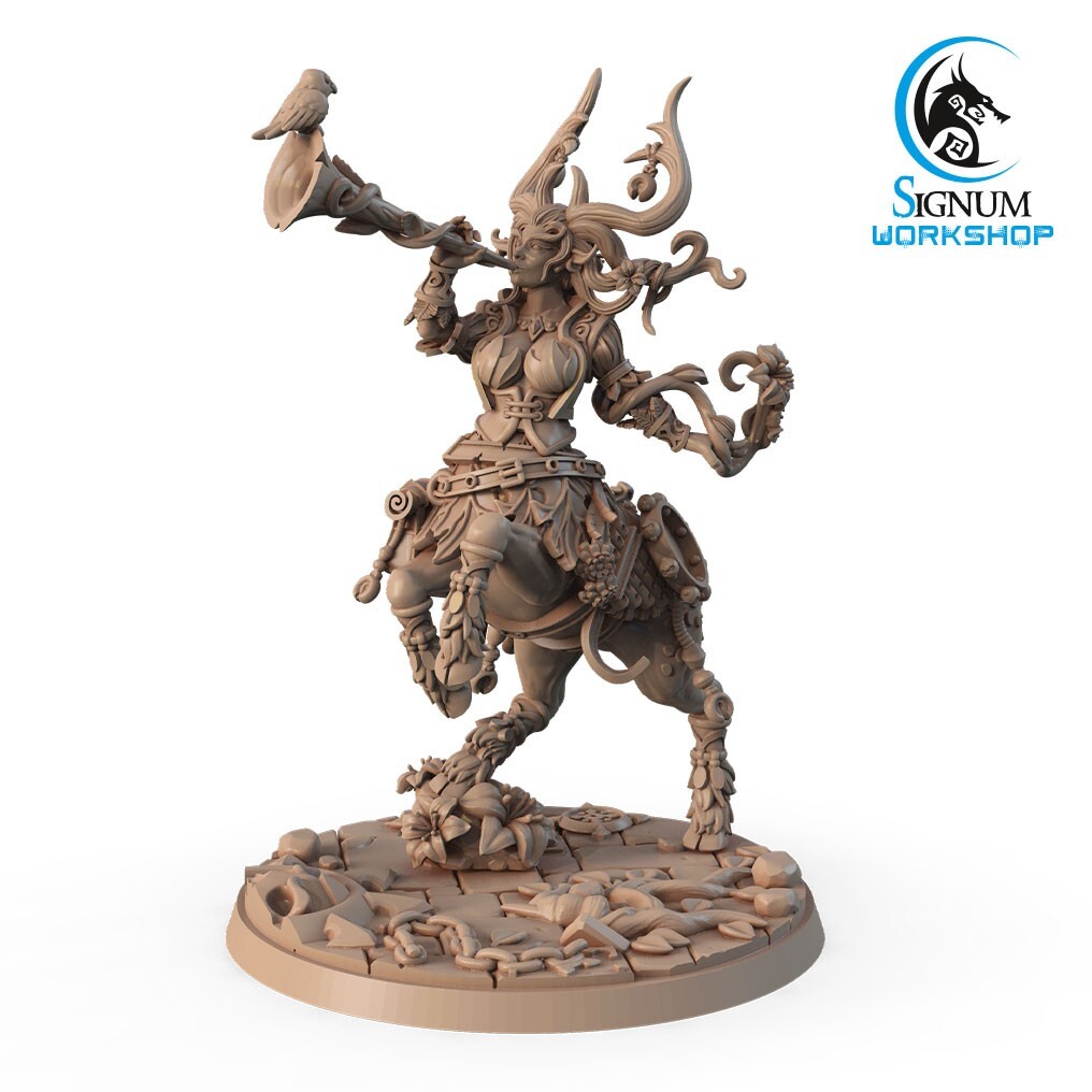 Centaur Bard - Trumpet Musician - Signum Games - Fantasy Dungeons and Dragons