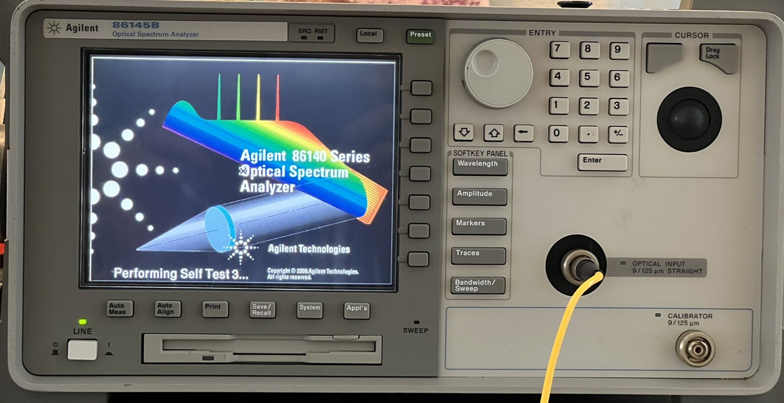 Agilent  86145B -006 US40150415 High Performance Optical Spectrum Analyzer OSA
