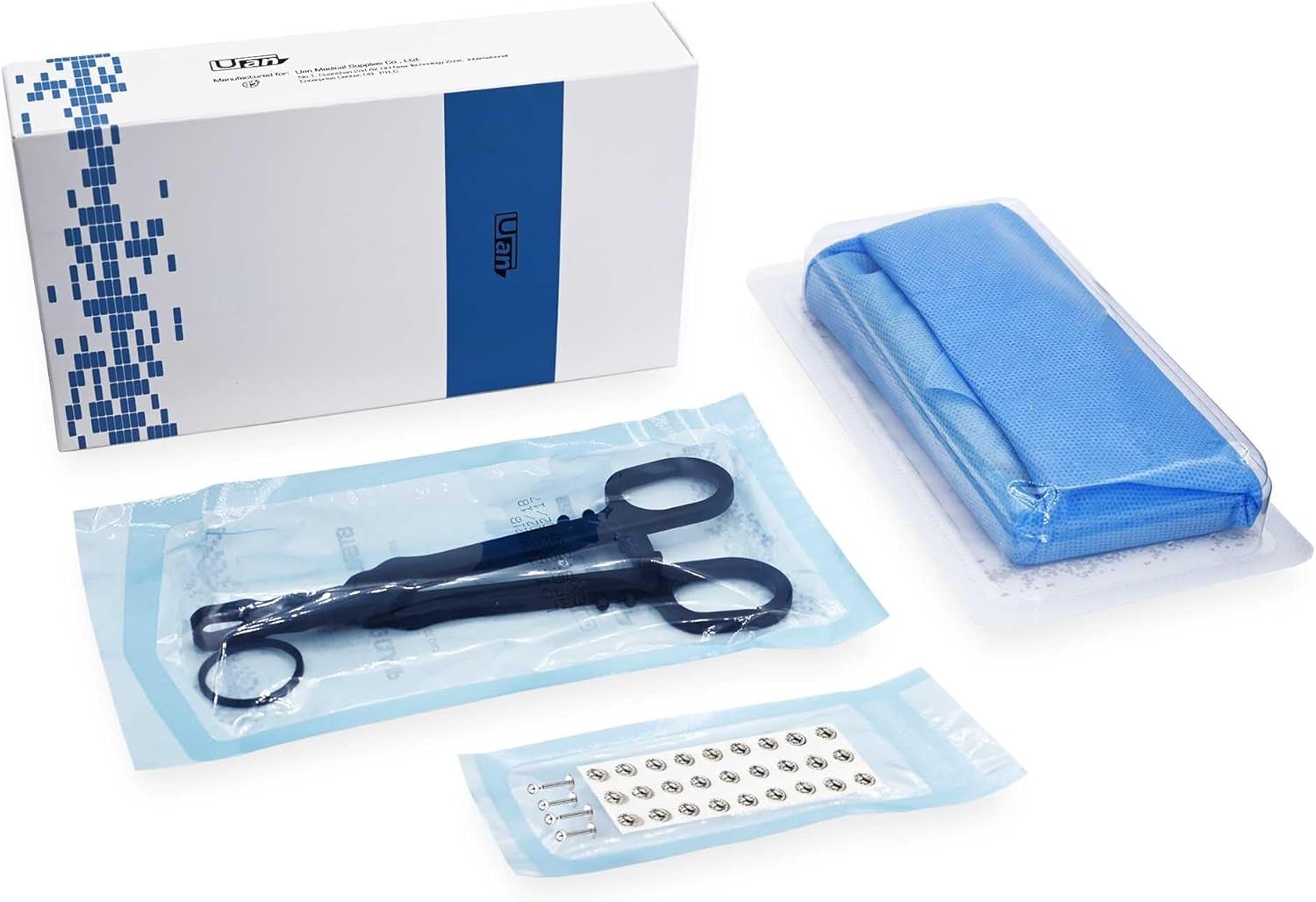 UAN Titanium Jewelry Sterile Piercing Kit - Body (16G)
