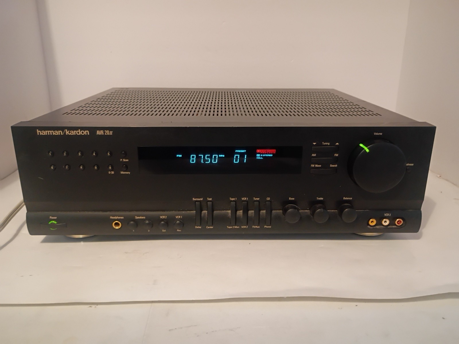 Harmon Kardon AVR 20II Stereo AV Receiver Amplifier Tested Working