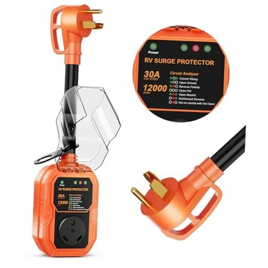 RV Surge Protector 30 Amp 12000J - Basic 12000J - 30 Amp RV Basic Protection