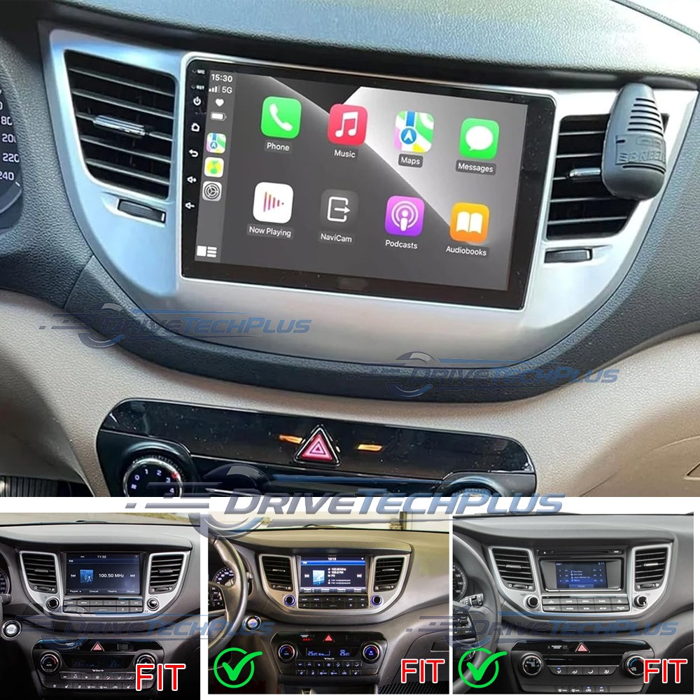 For Hyundai Tucson 2015-2019 Android 13 Carplay Car Stereo Radio GPS WIFI 4+64G