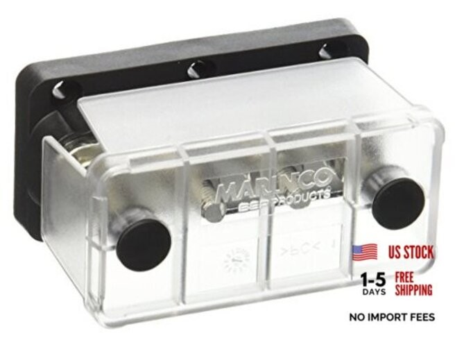 BEP 777-BB4S-500 Marinco Power Products 500A 4 Stud Buss Bar