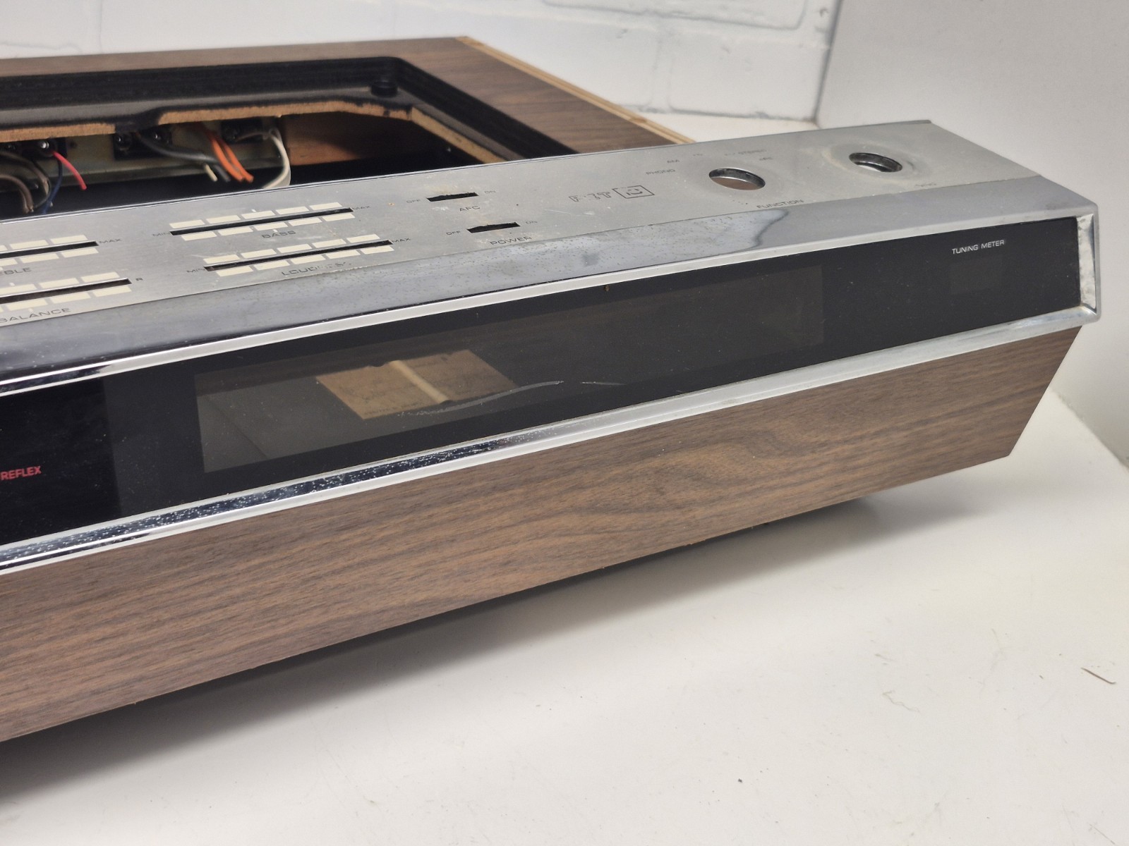 Vintage Admiral Solid State Am/Fm turntable Shell Plinth