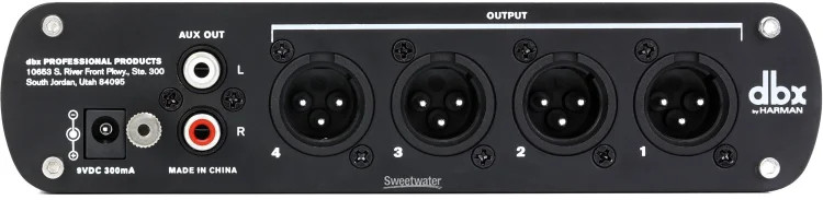 dbx DI4 4-channel Active Direct Box with Line Mixer