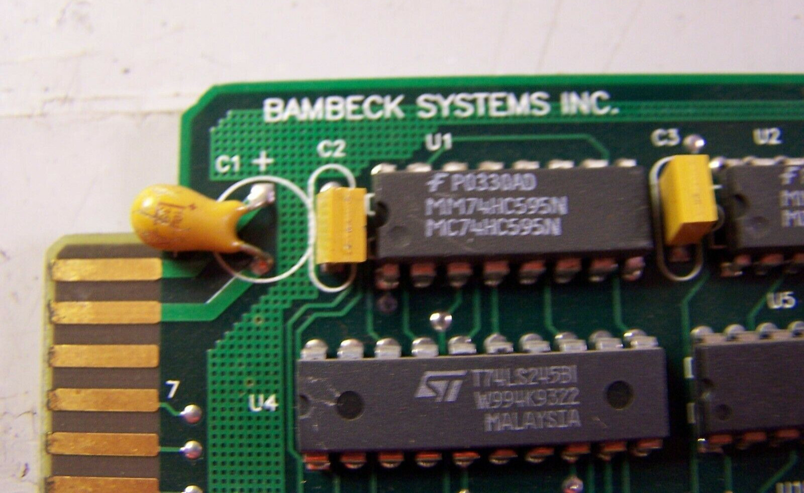 BAMBECK SYSTEMS I/O BOARD PART NO. 21285 REV E