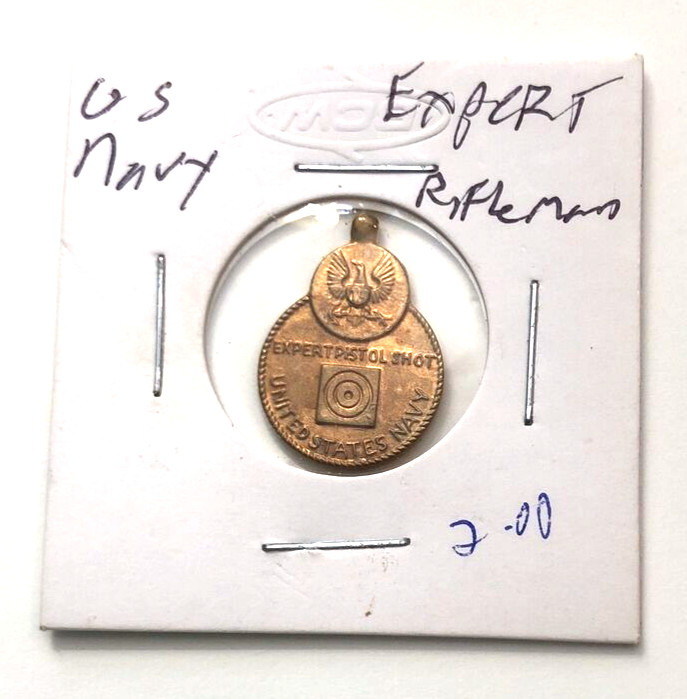 VTG US Navy Expert Rifleman-Mini Medal 7/8"