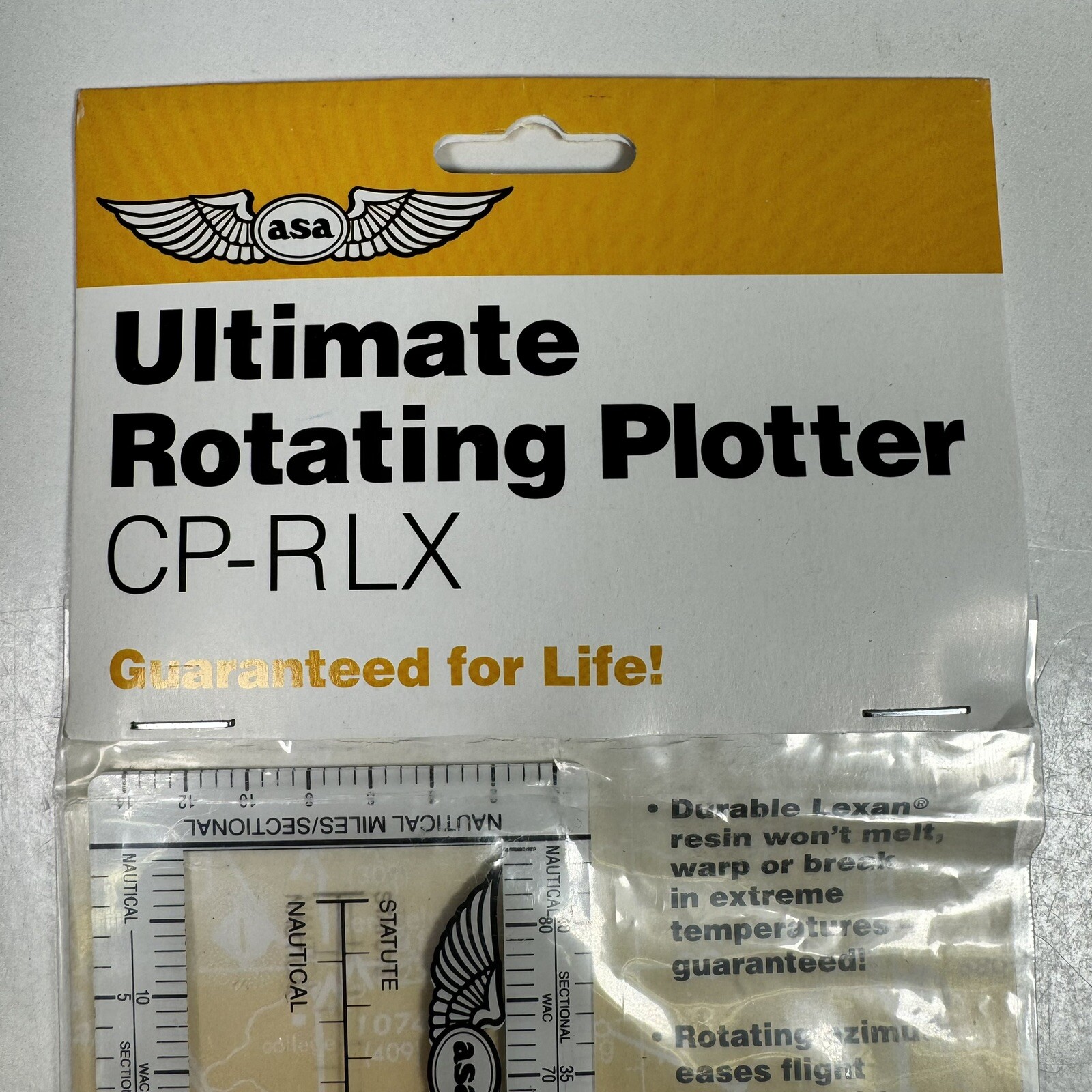 ASA Ultimate Rotating Plotter Aeronautical Chart VFR Nav By P/N ASA-CP-RLX