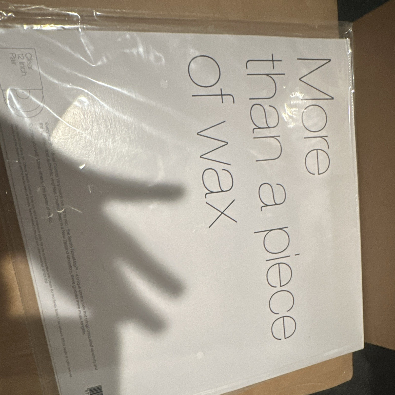 Serato Official Clear Control Vinyl Pair for Serato DJ Pro Timecode Records